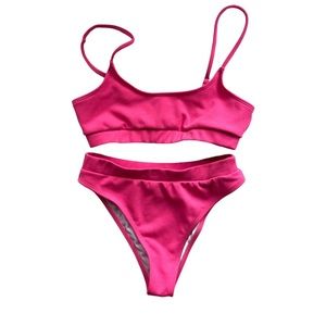 SHEIN Medium Hot Pink Bikini